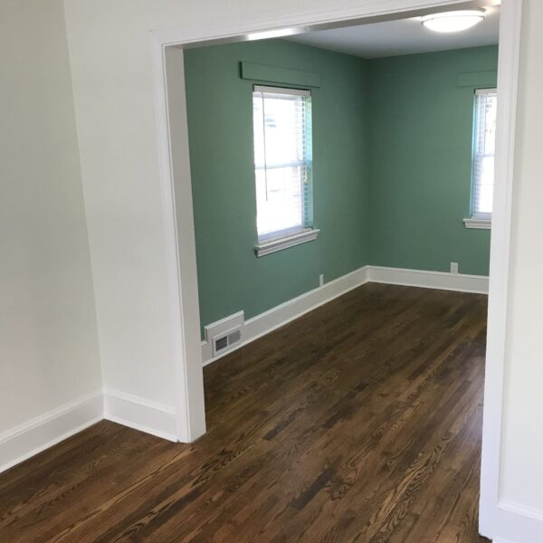 Dining room seen from the living room