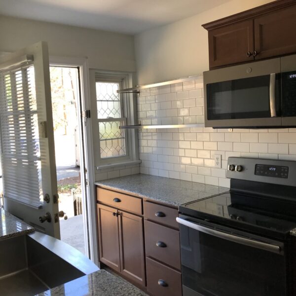 Kitchen, entered from the back porch